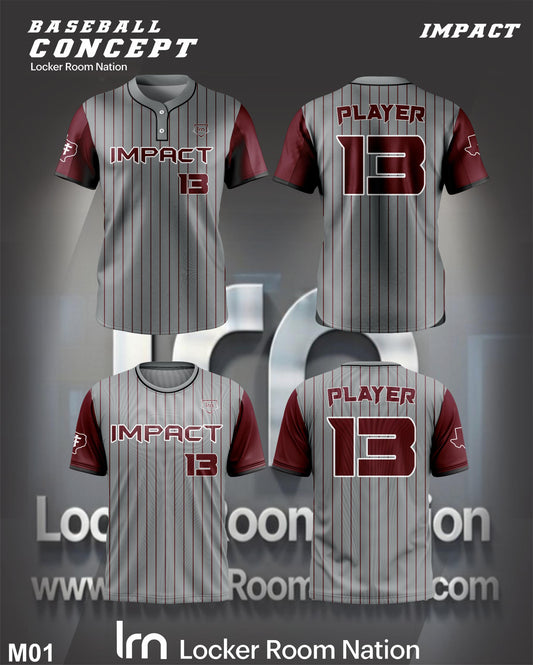 Grey IMPACT Fan Jersey - Customizable