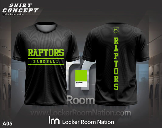 Raptors Baseball Dri Fit T-Shirt