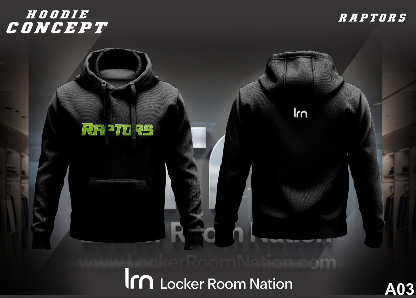 Raptors Baseball Hoodie