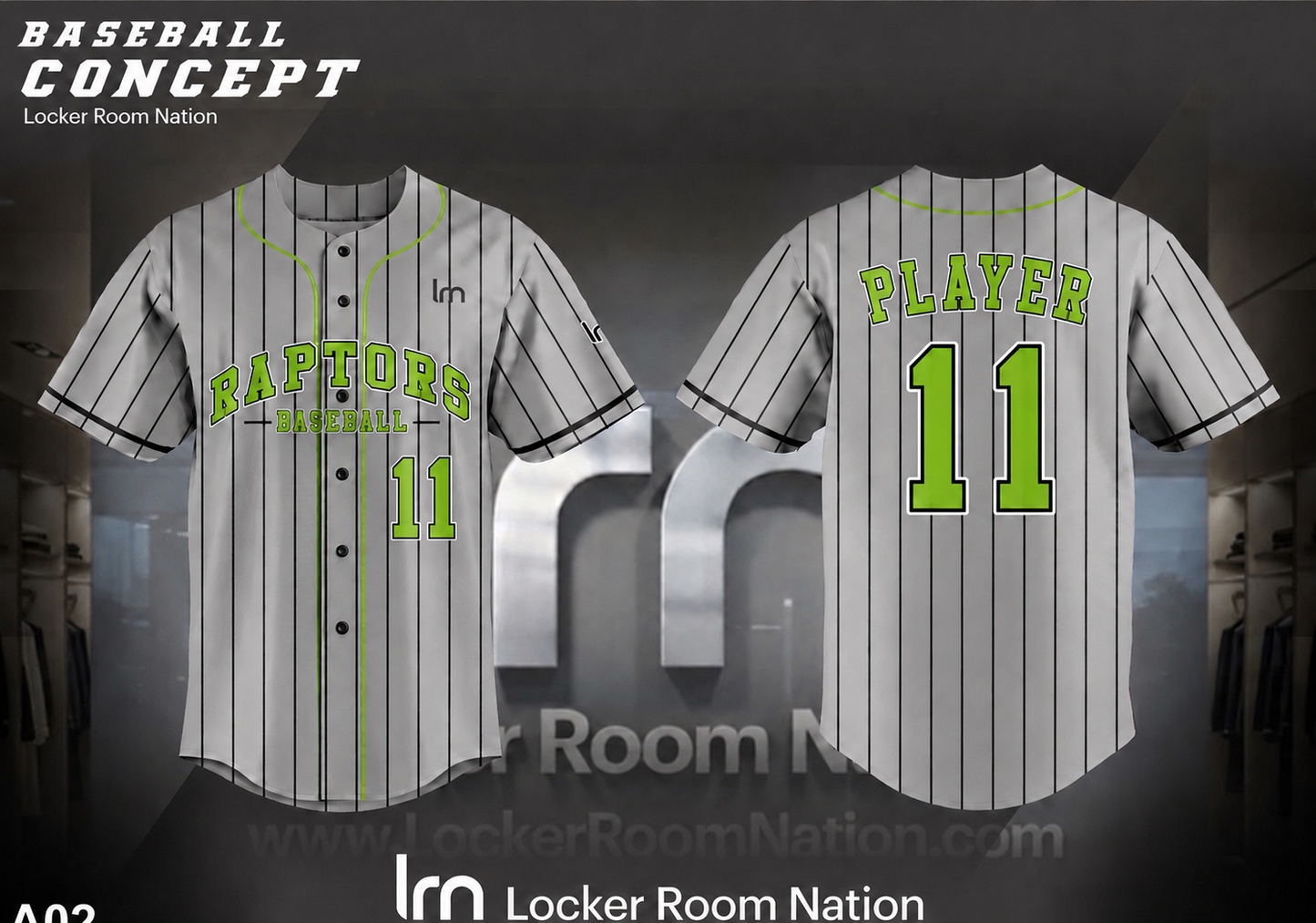 Raptors Full Button Fan Jersey - Customizable