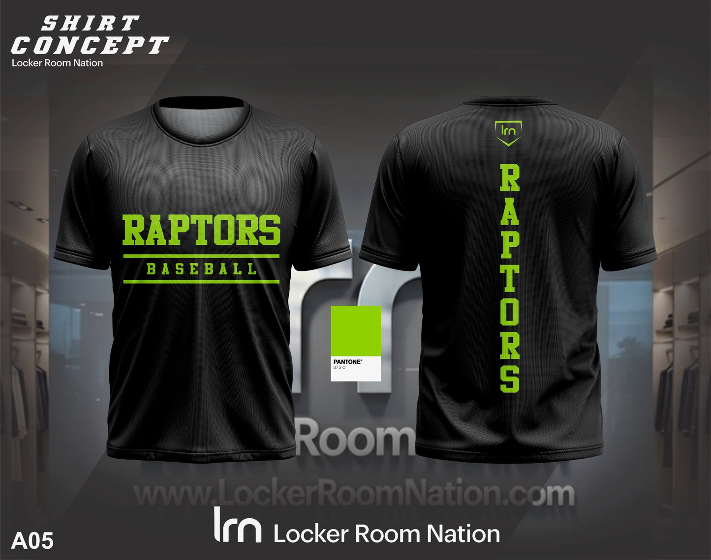 Raptors Baseball Dri Fit T-Shirt