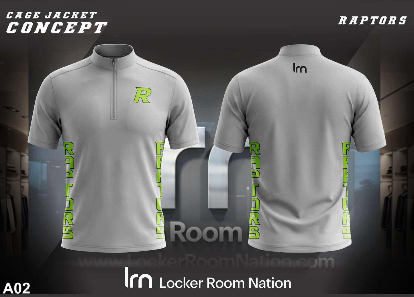 Raptor Baseball Cage Jacket (Raptor Side Design)