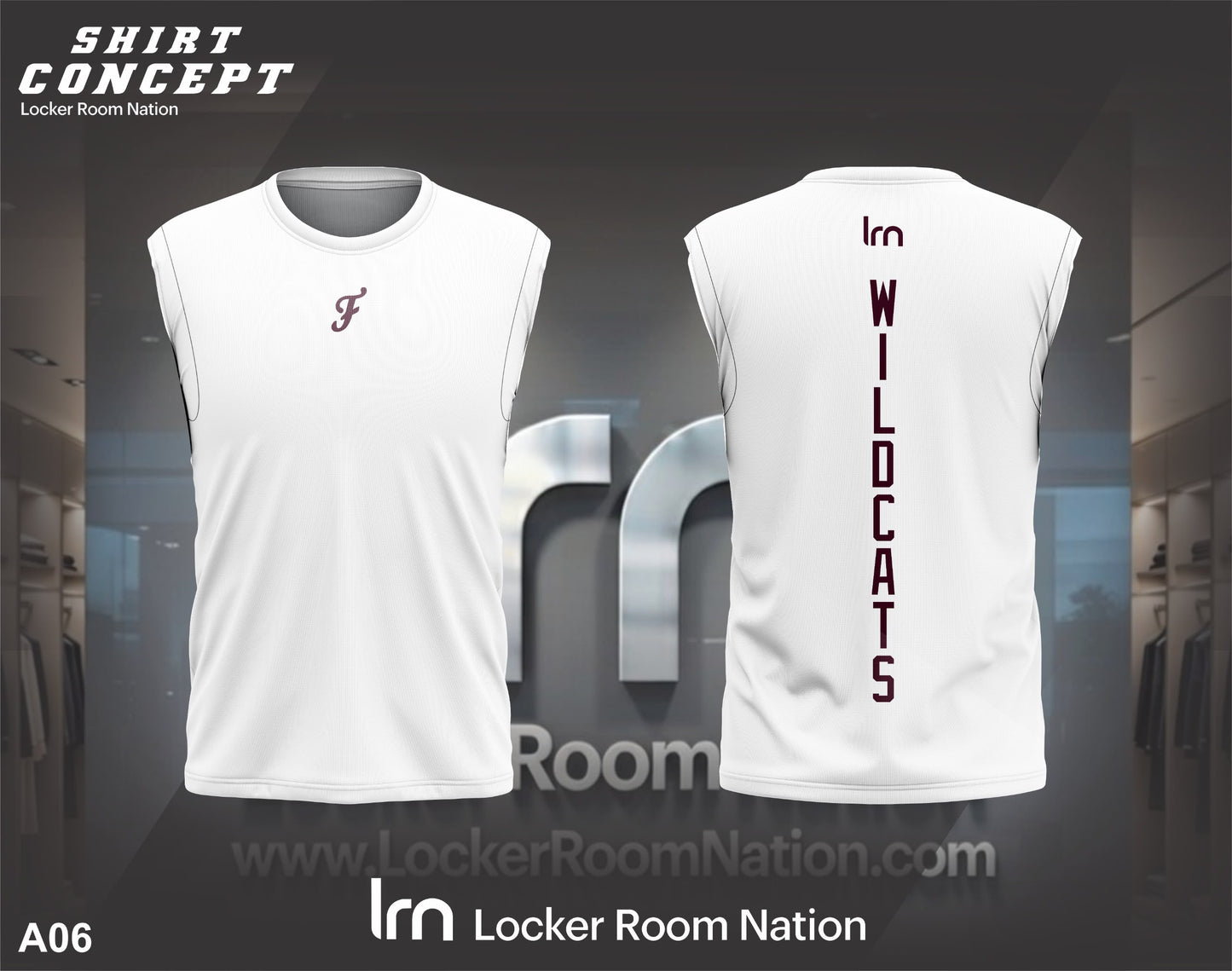 Wildcat Compression Shirt - White