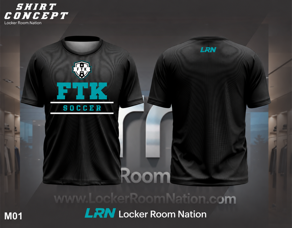 FTK Soccer Black T-Shirt