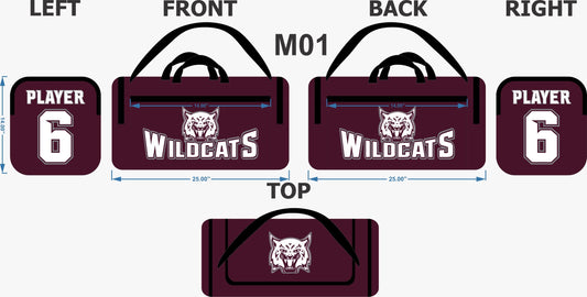 Wildcat Duffle - Customizable