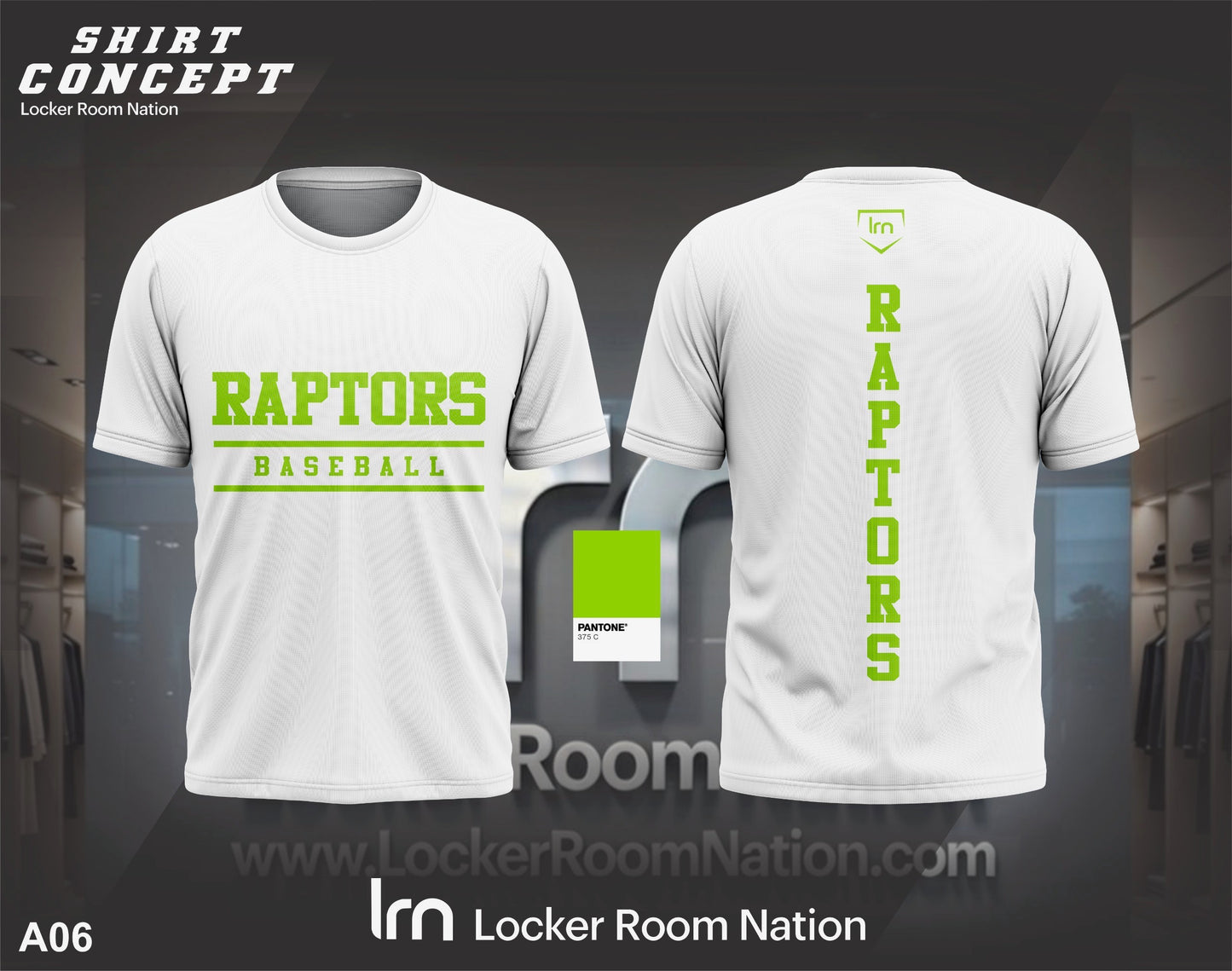 Raptors Baseball Dri Fit T-Shirt