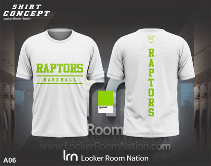 Raptors Baseball Dri Fit T-Shirt