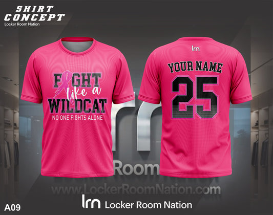Fight Like a Wildcat Dri Fit T-Shirt - Customizable