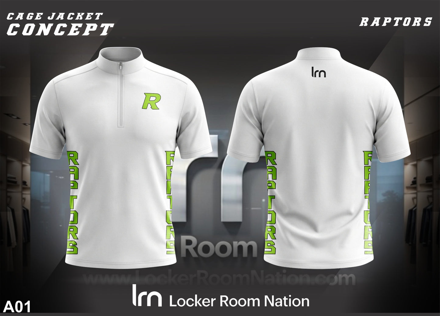 Raptor Baseball Cage Jacket (Raptor Side Design)