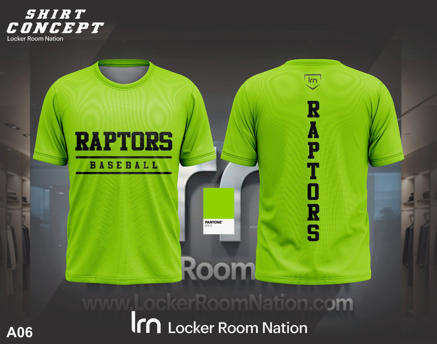 Raptors Baseball Dri Fit T-Shirt