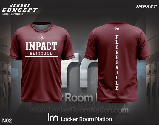 IMPACT Fan T-Shirt - Maroon