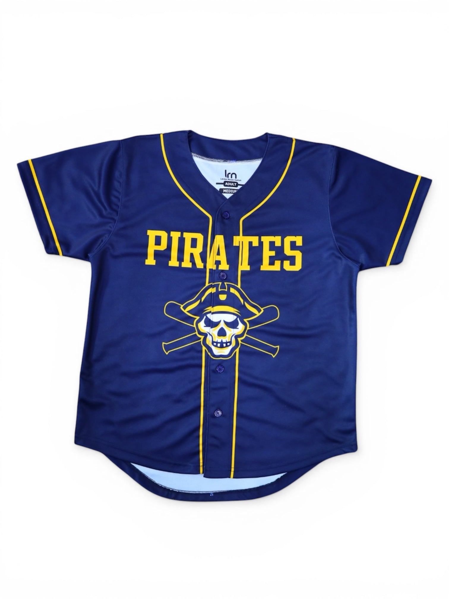 Pirate Fan Full Button Up - Customizable – Locker Room Nation