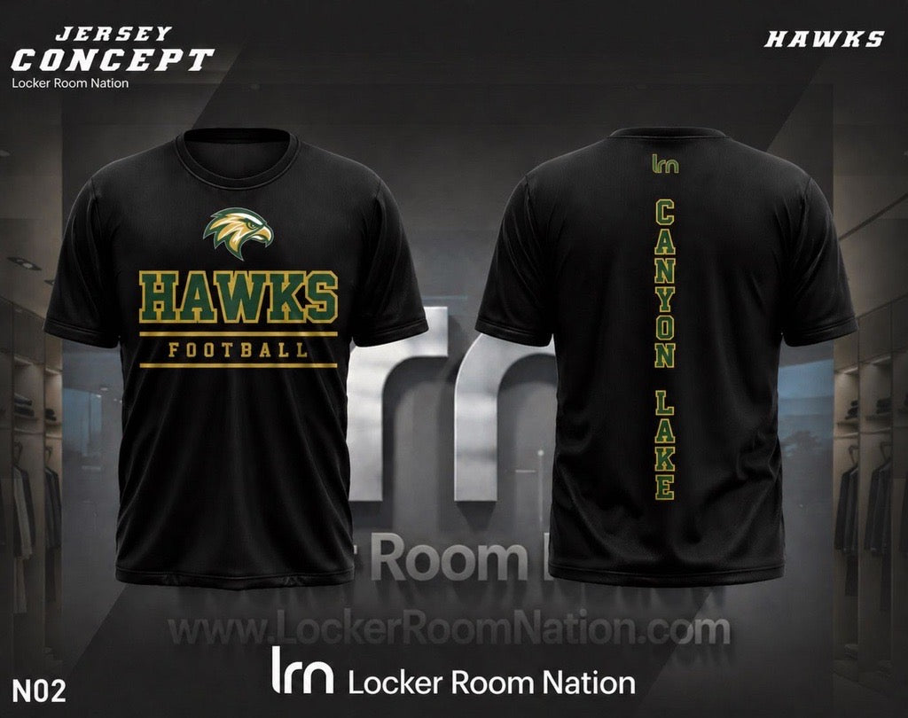 Canyon Lake Football Dri Fit Fan T-Shirt