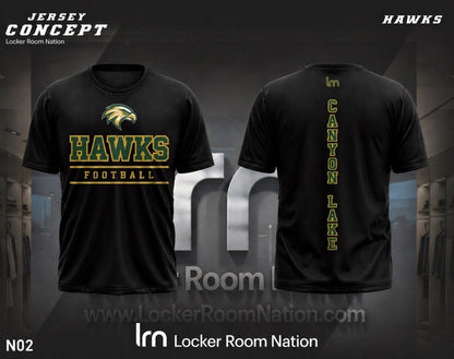 Canyon Lake Football Dri Fit Fan T-Shirt