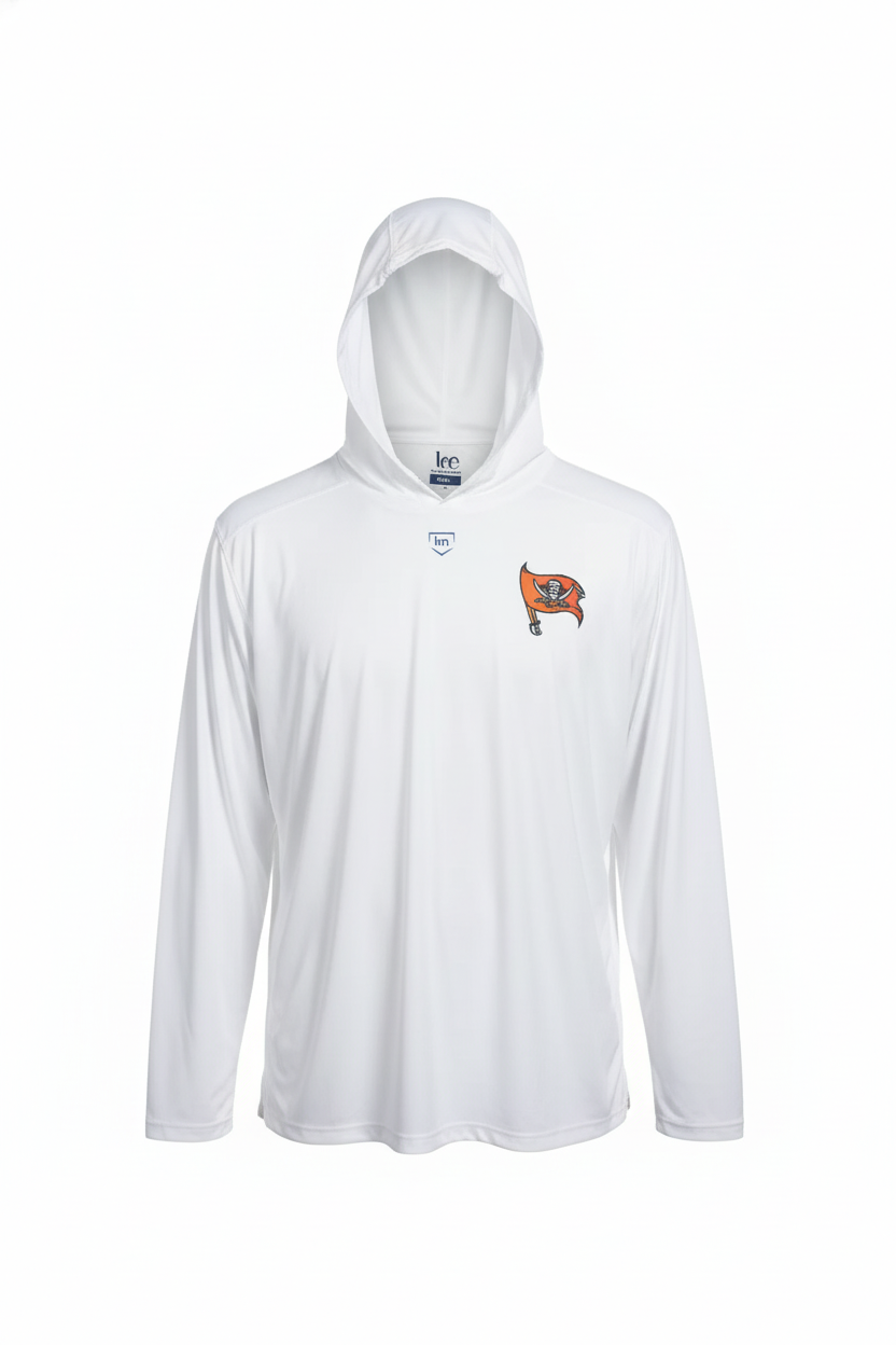 White Pirate Lightweight Hoodie